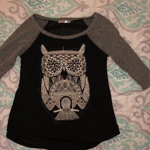 Black Owl Shirt